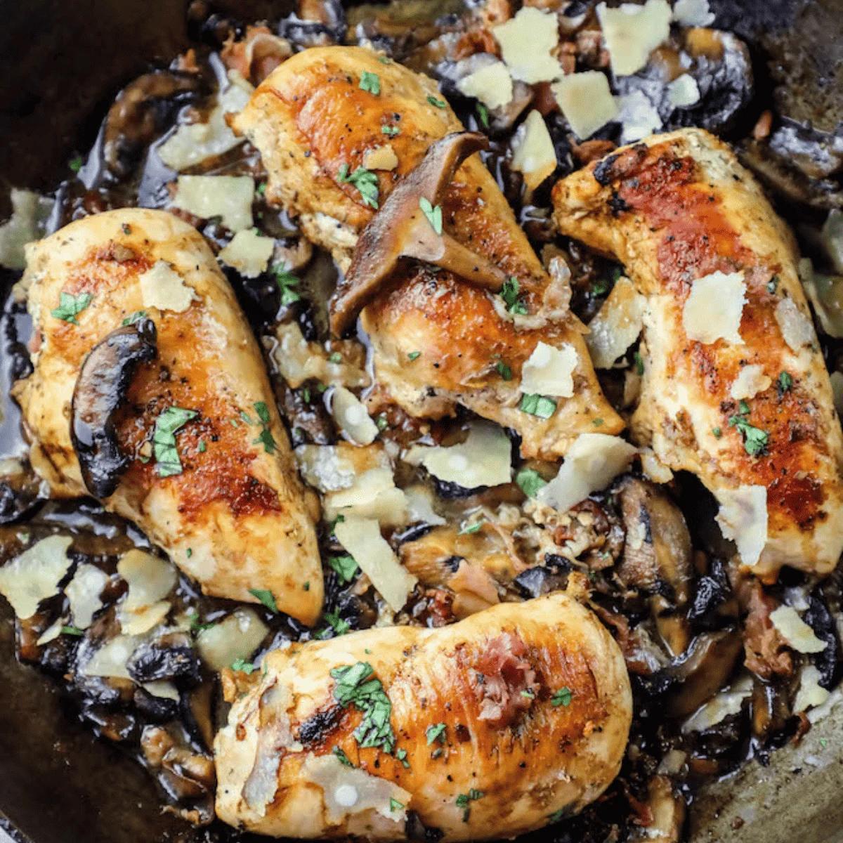 Easy Skillet Balsamic Chicken