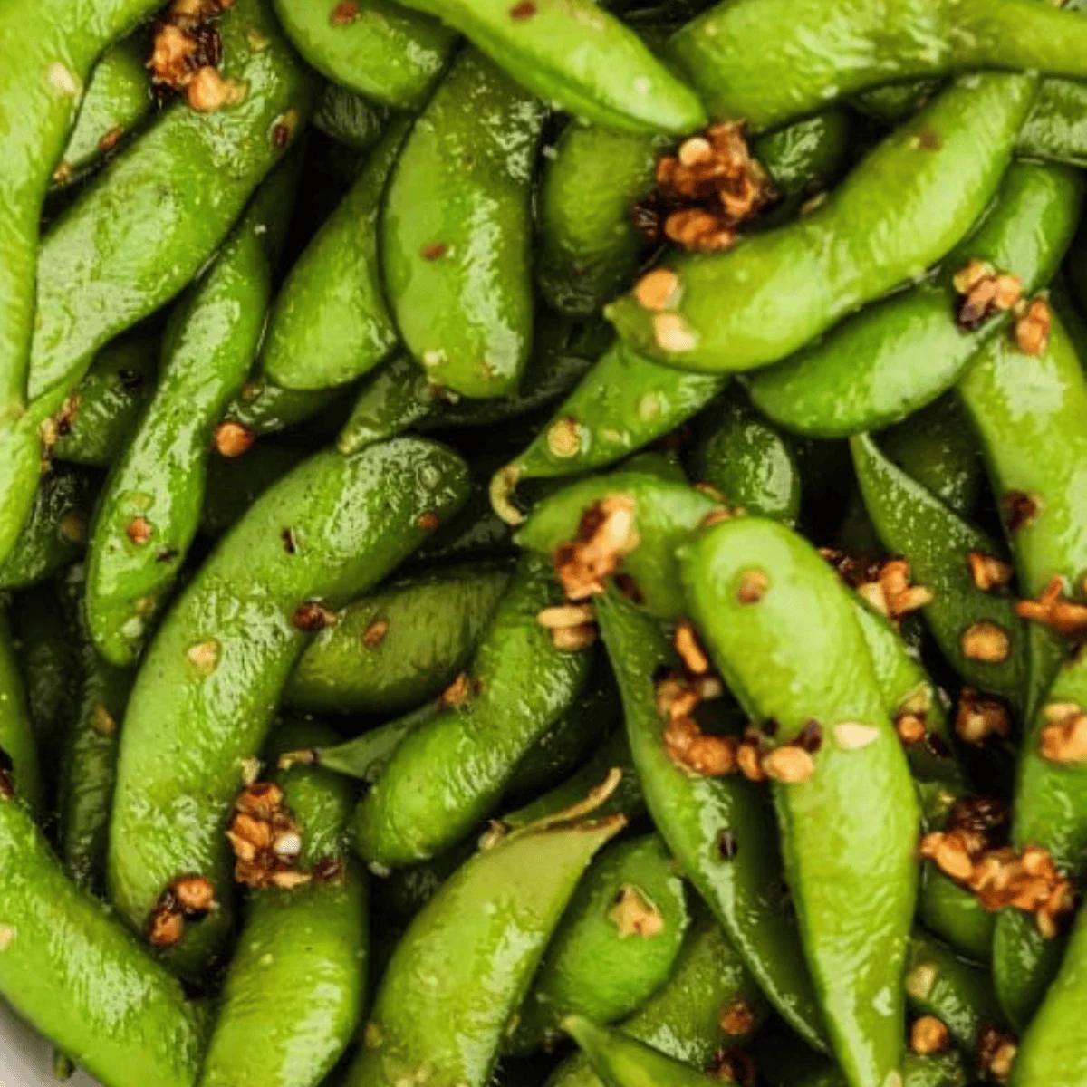 Easy Spicy Edamame Beans