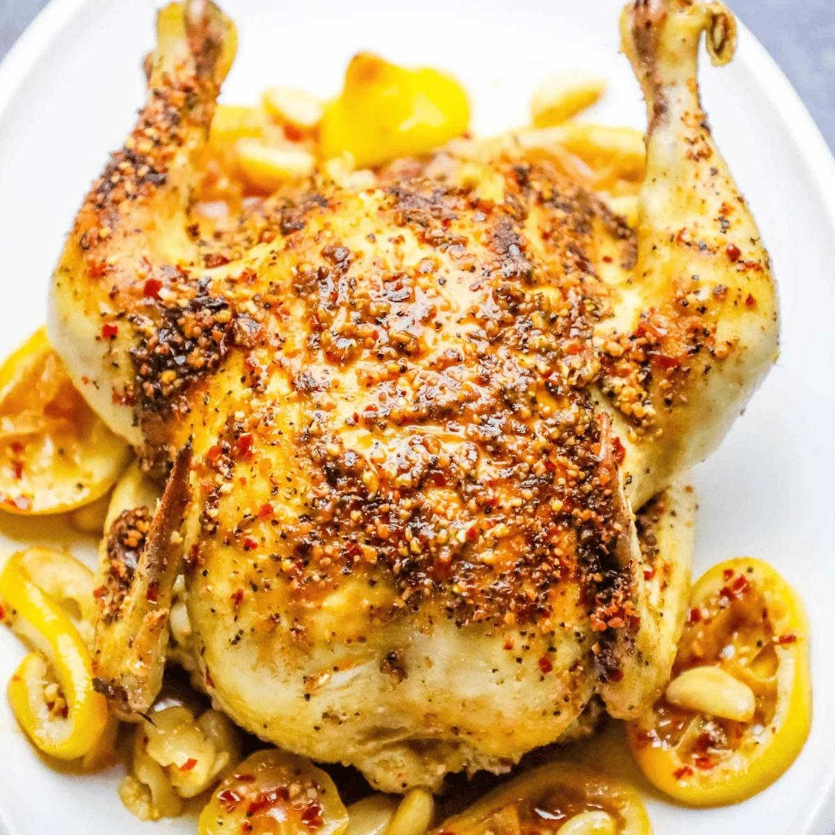Easy Whole Roasted Montreal Chicken