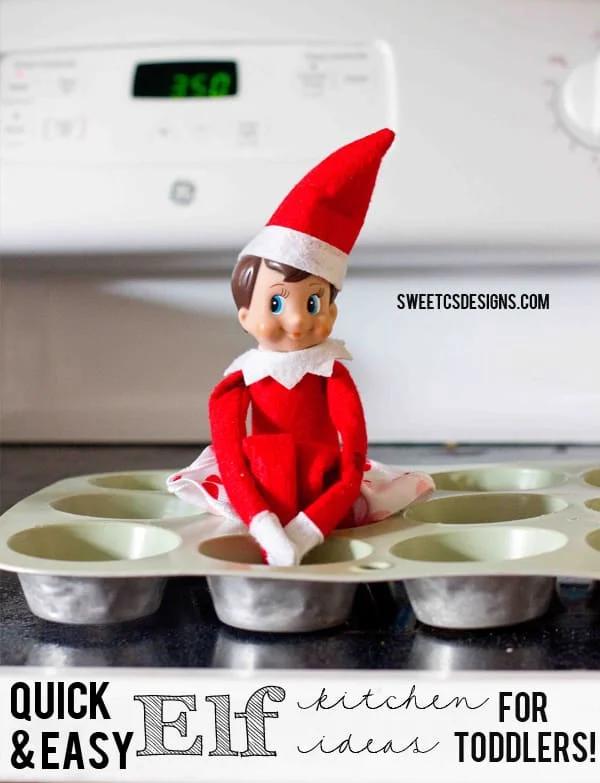 Quick and Easy Elf on a Shelf Kitchen Ideas