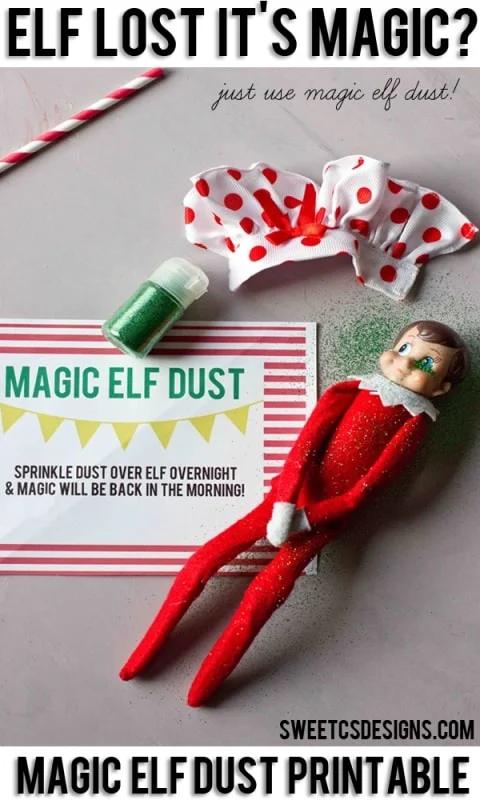 Elf on a Shelf Magic Dust Printable