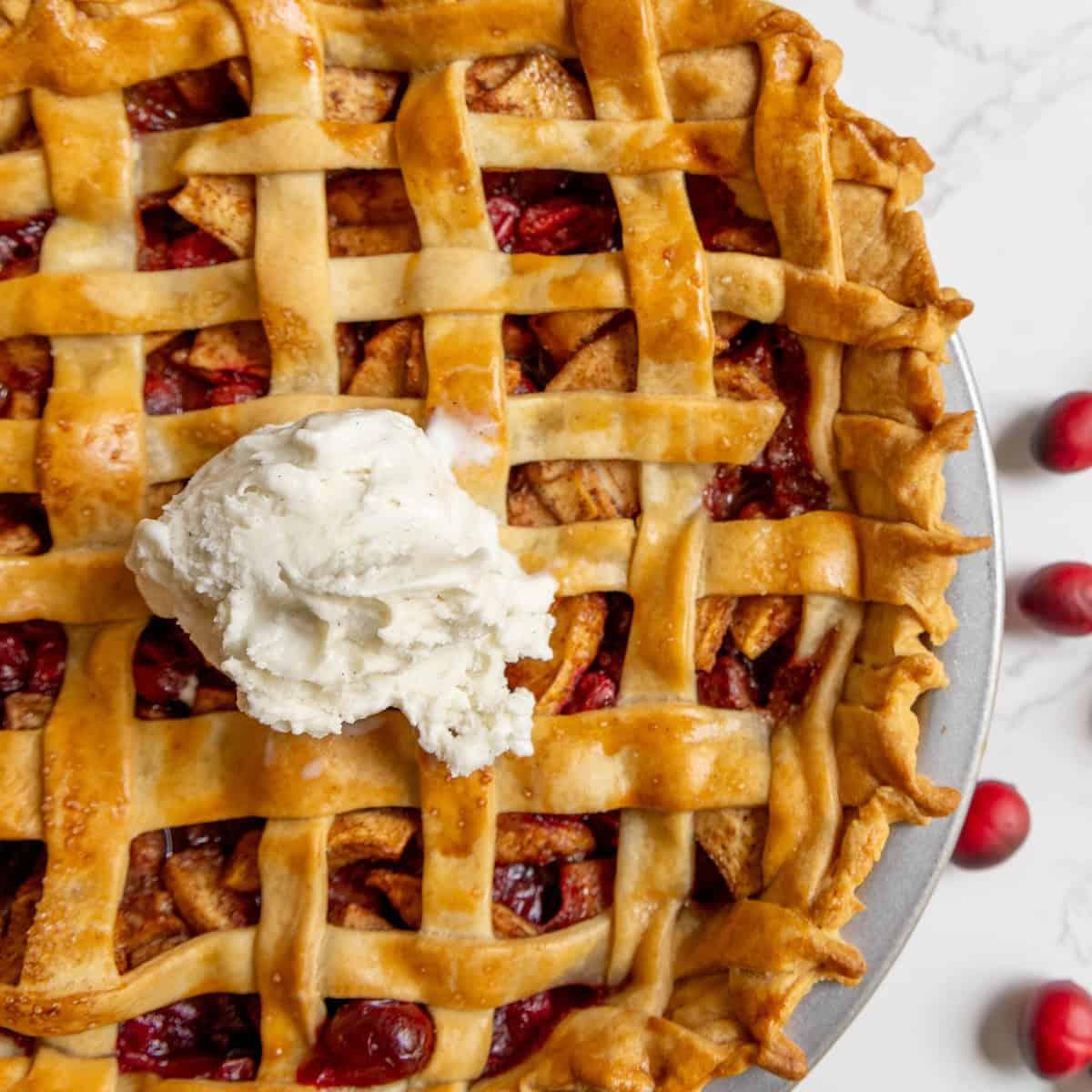 Cranberry Apple Pie