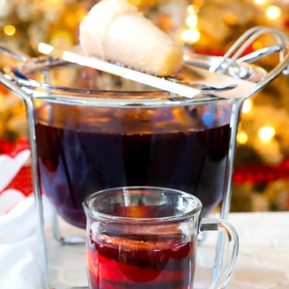 Feuerzangenbowle Flaming German Rum Punch