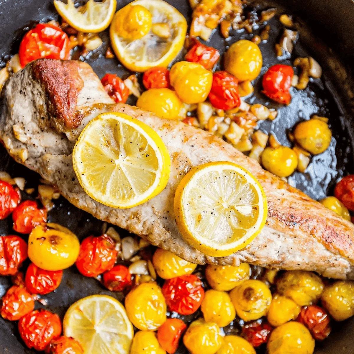 Five Ingredient One Pan Tuscan Pork Loin