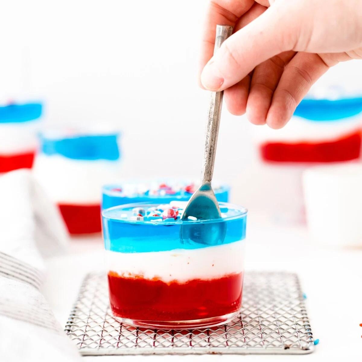 Fourth Of July Jello Cups Recipe