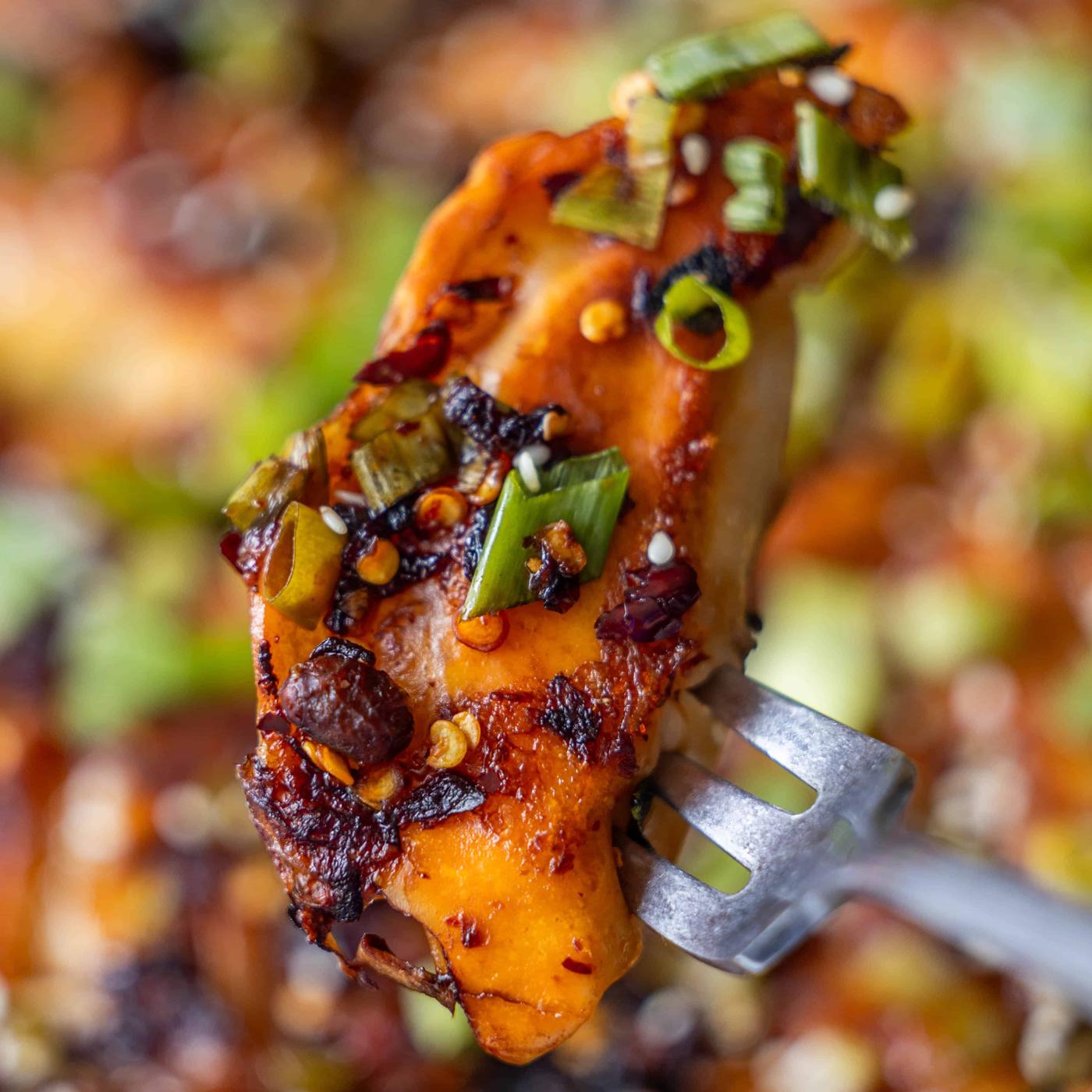 Spicy Potsticker Crunch Cake