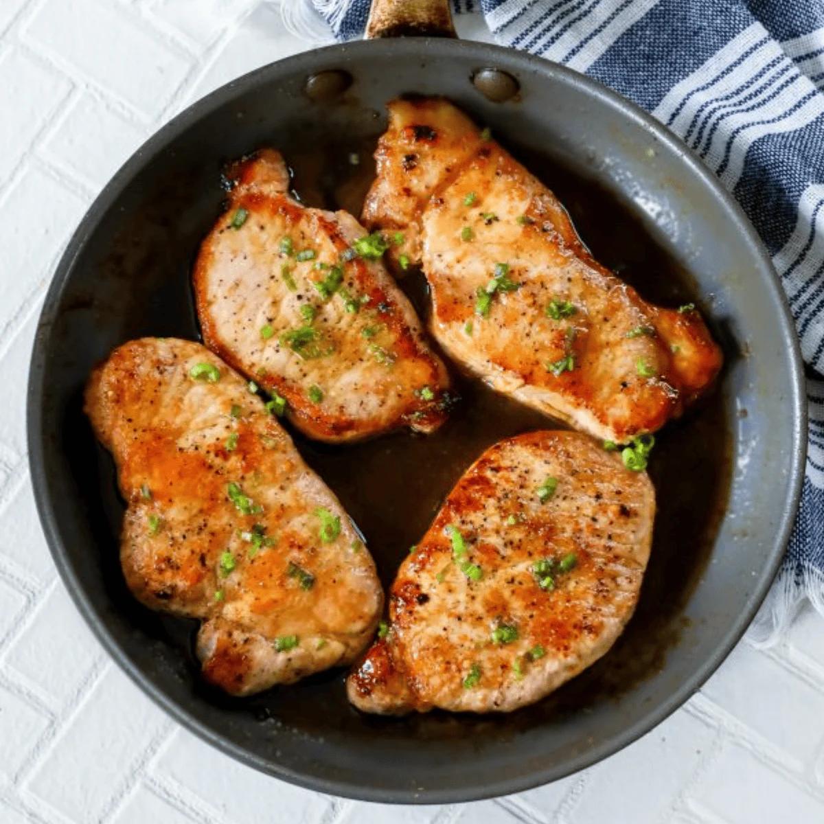 Garlic Brown Sugar Pork Chops