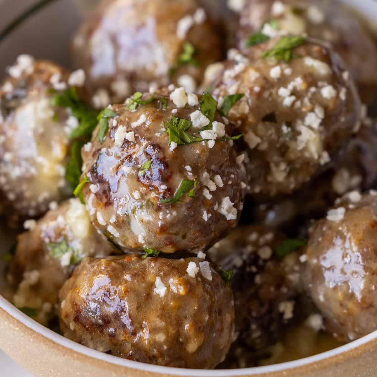 Garlic Butter Parmesan Meatballs
