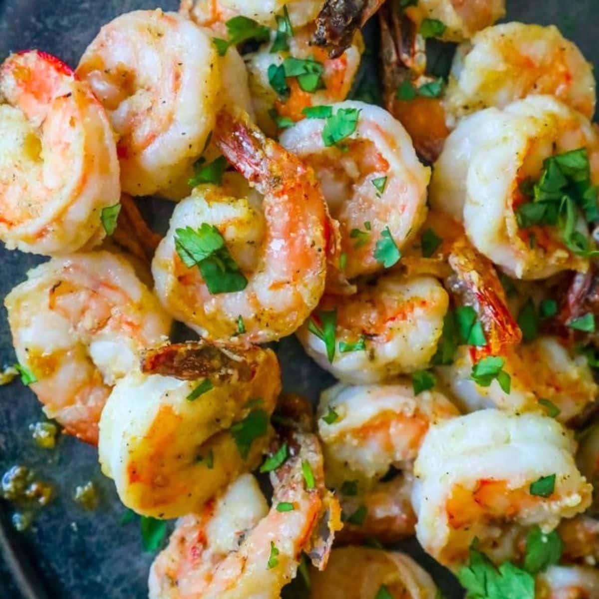 Garlic Parmesan Air Fried Shrimp Recipe