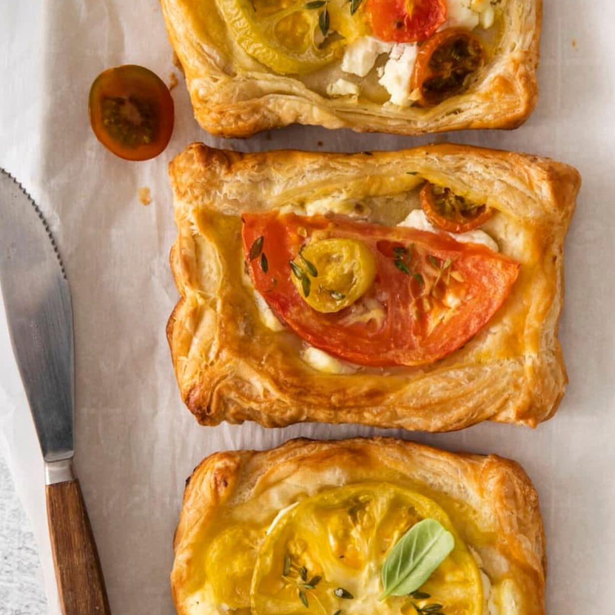 Goat Cheese and Tomato Tarts