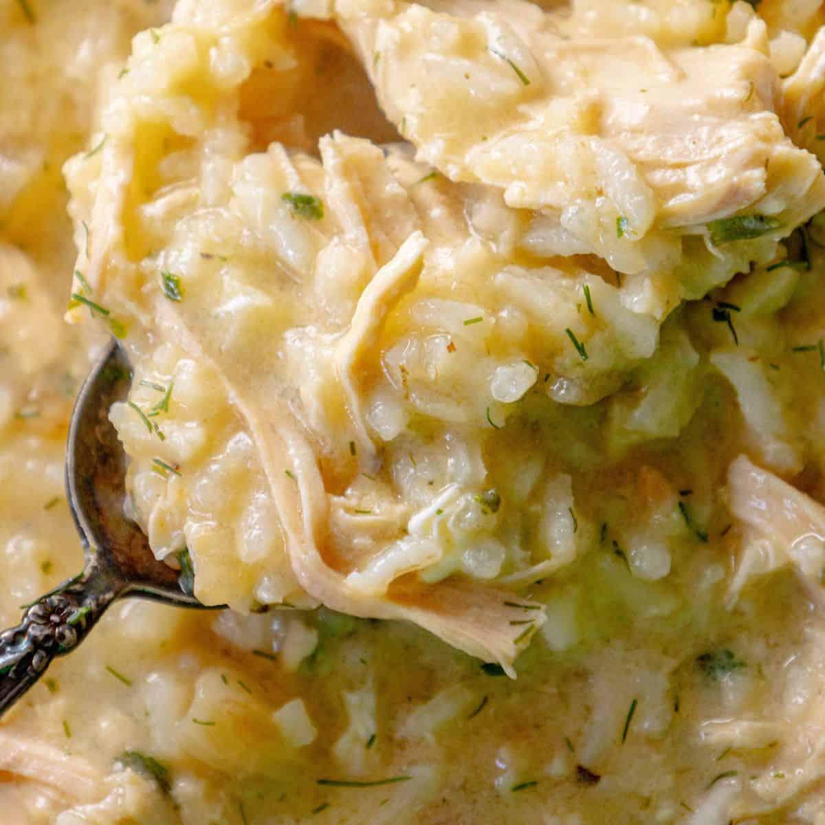 Greek Avgolemono Soup