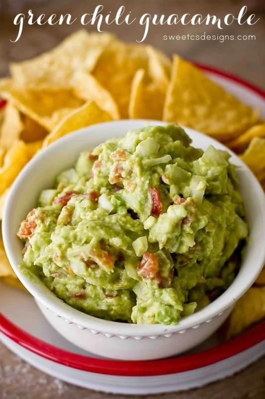 Green Chile Guacamole