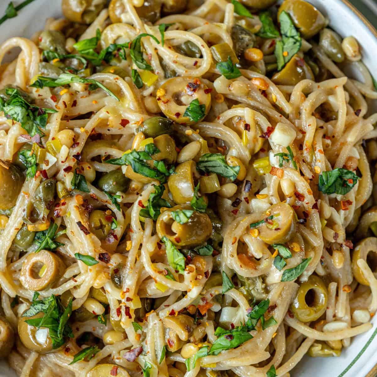 Green Olive Puttanesca
