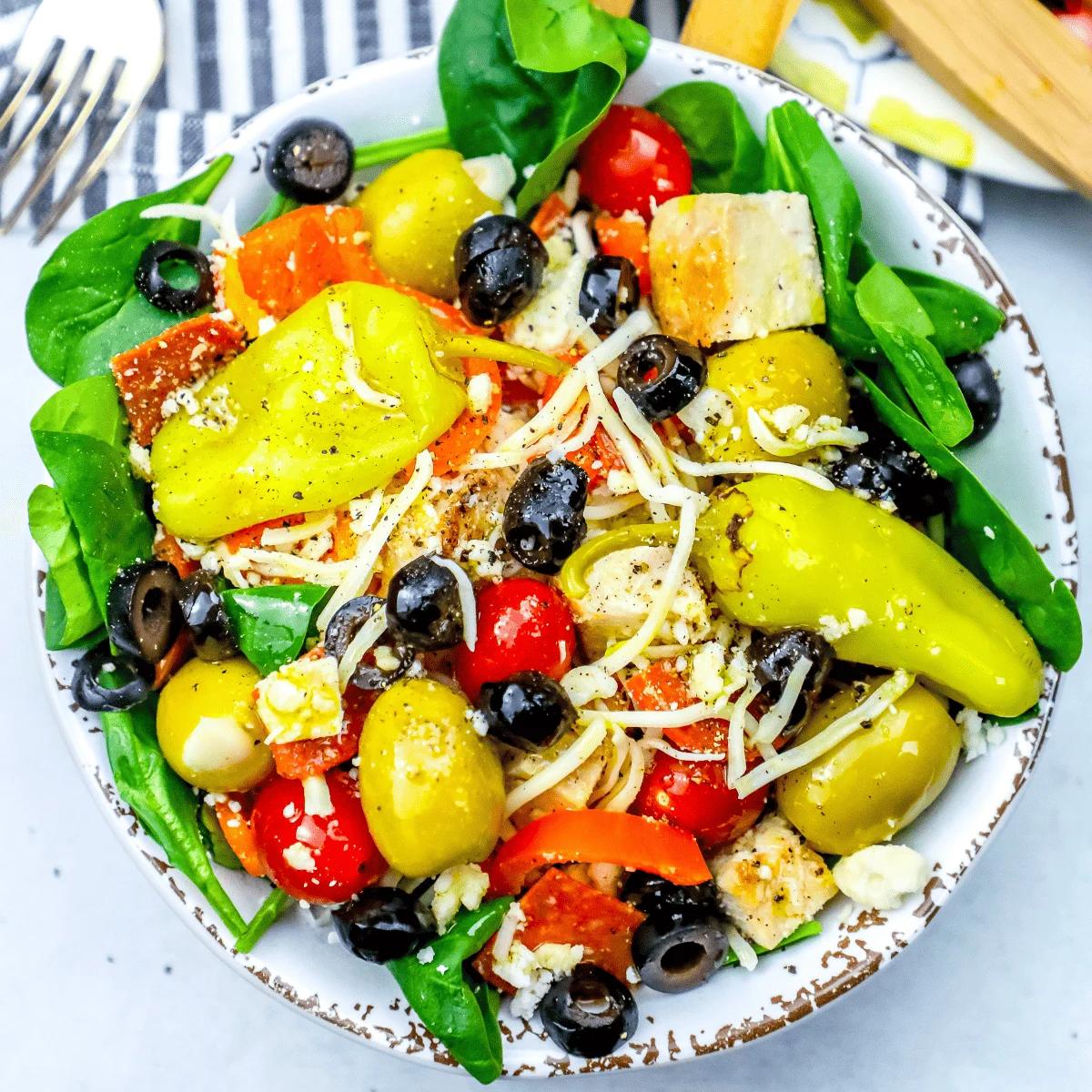 Grilled Chicken Antipasto Salad