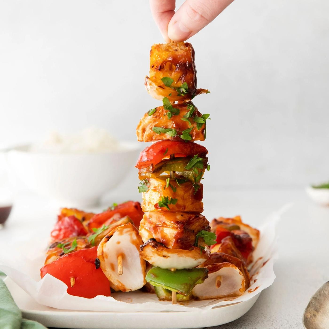 Grilled Huli Huli Chicken Kabobs