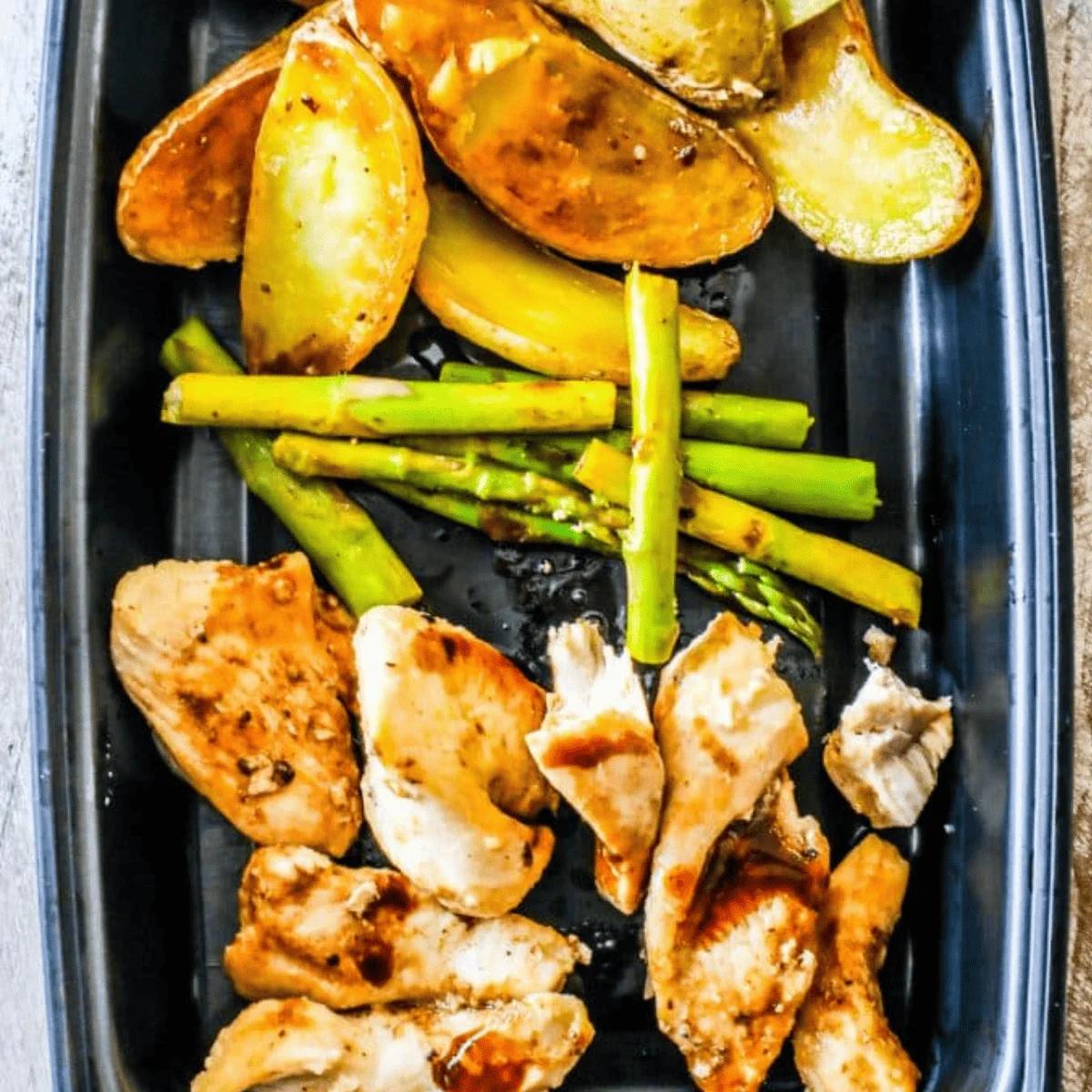 Instant Pot Balsamic Chicken and Vegetable Bowls