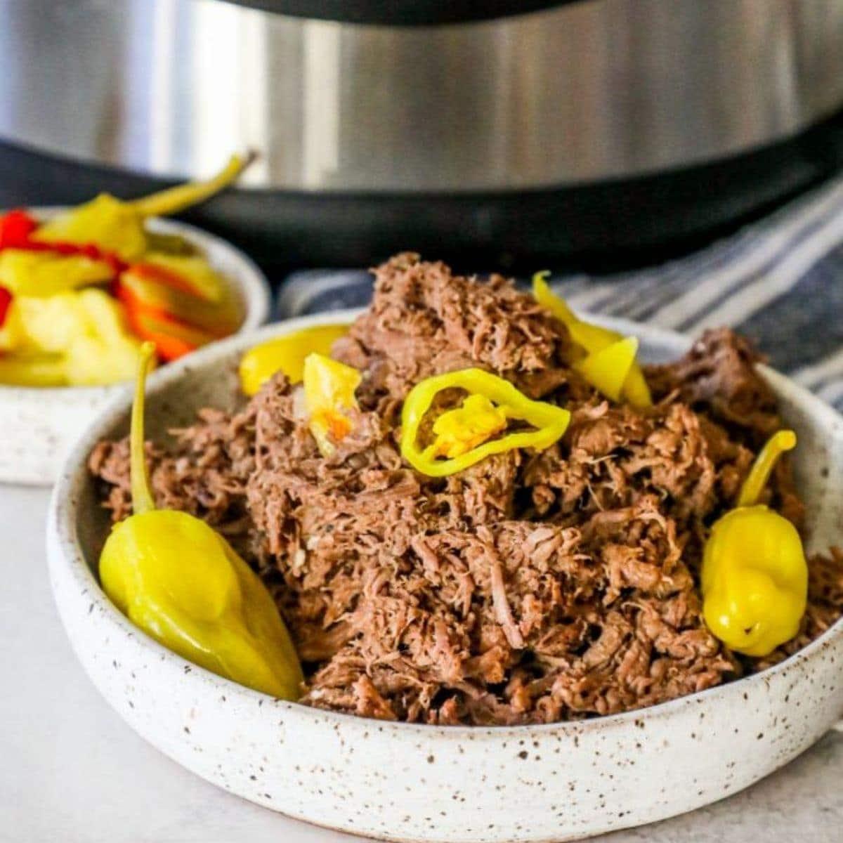 Instant Pot Italian Shredded Beef