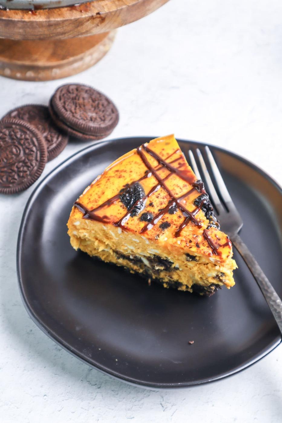 Instant Pot Pumpkin Oreo Cheesecake Recipe