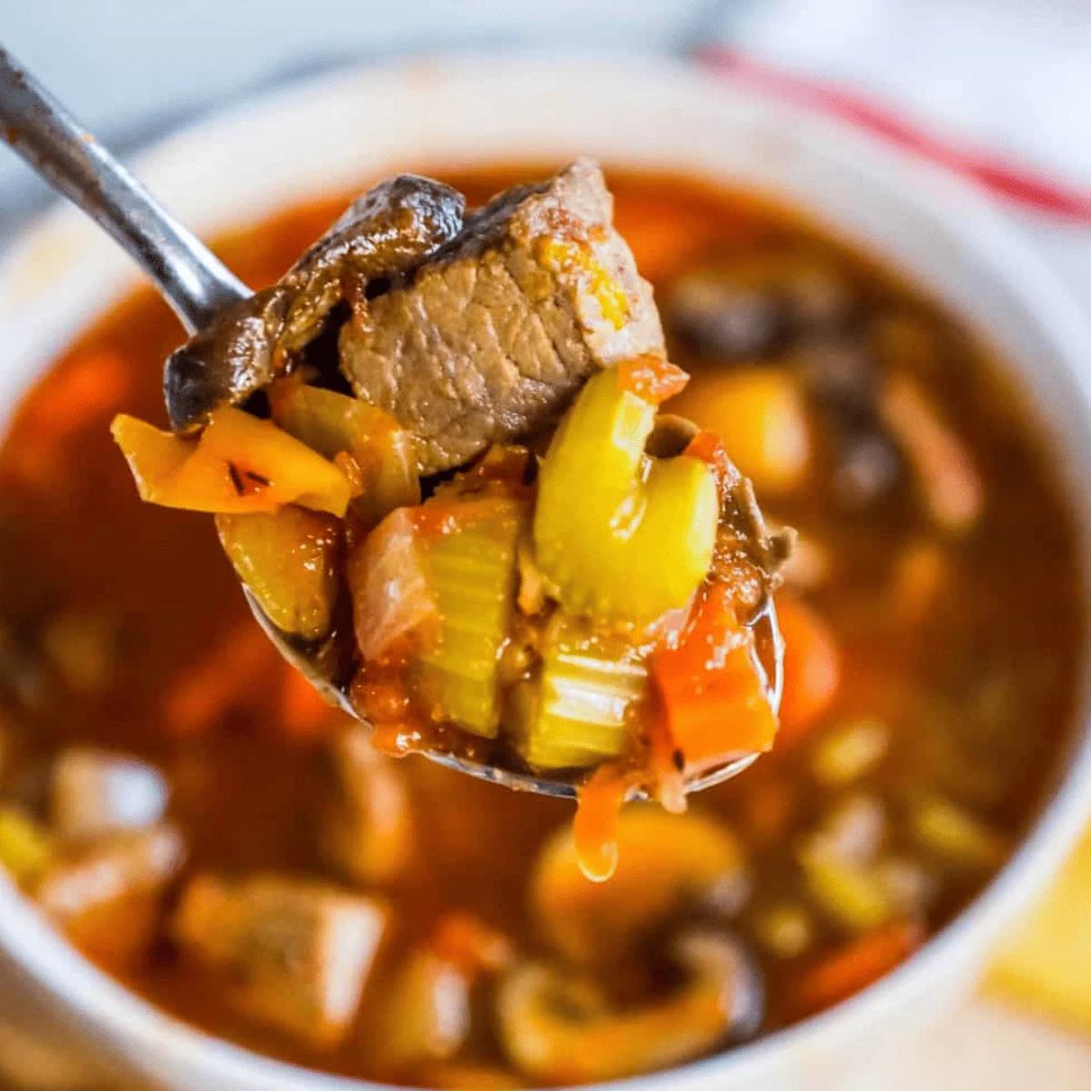 Instant Pot Skinny Steak Soup