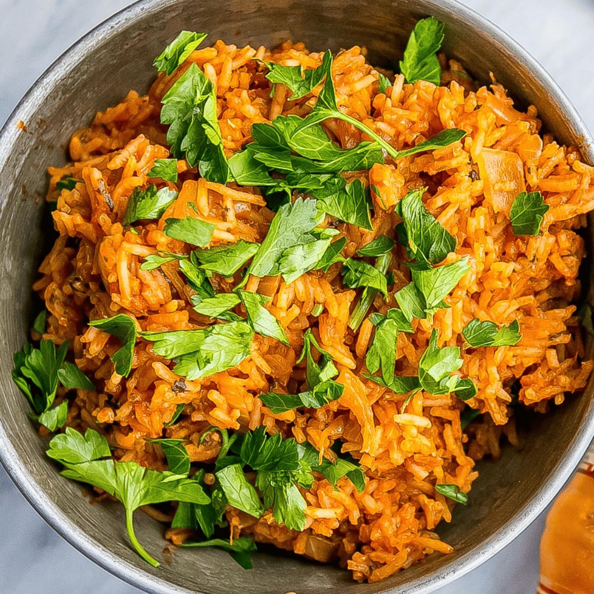 One Pot Knockoff Nando’s Spicy Peri Peri Rice