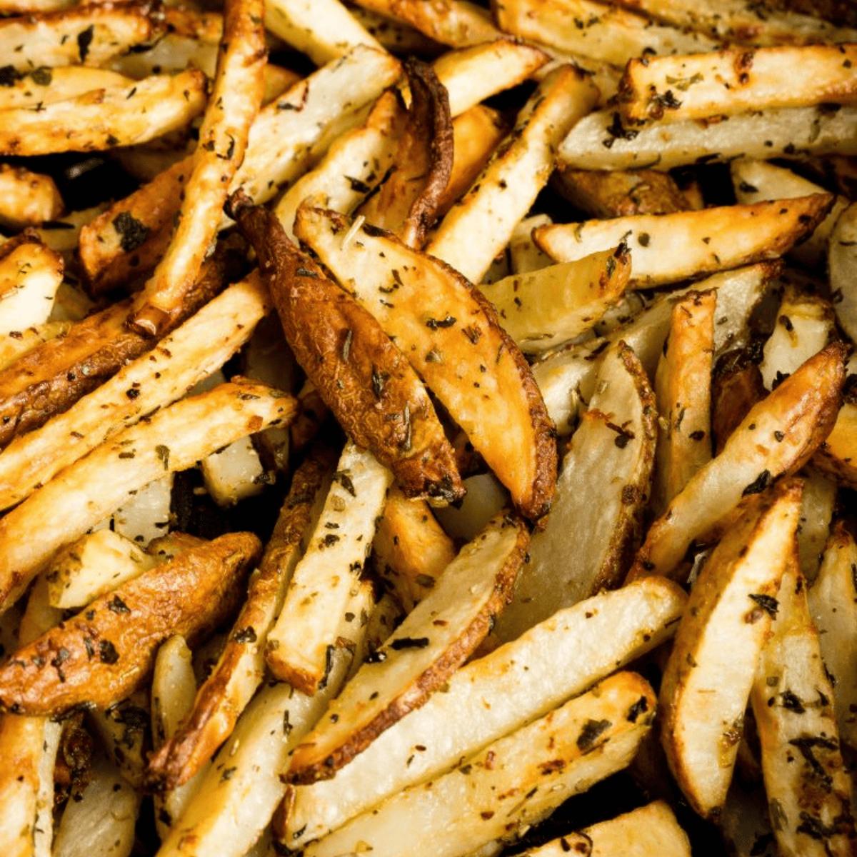 Lemon Garlic Air Fryer French Fries
