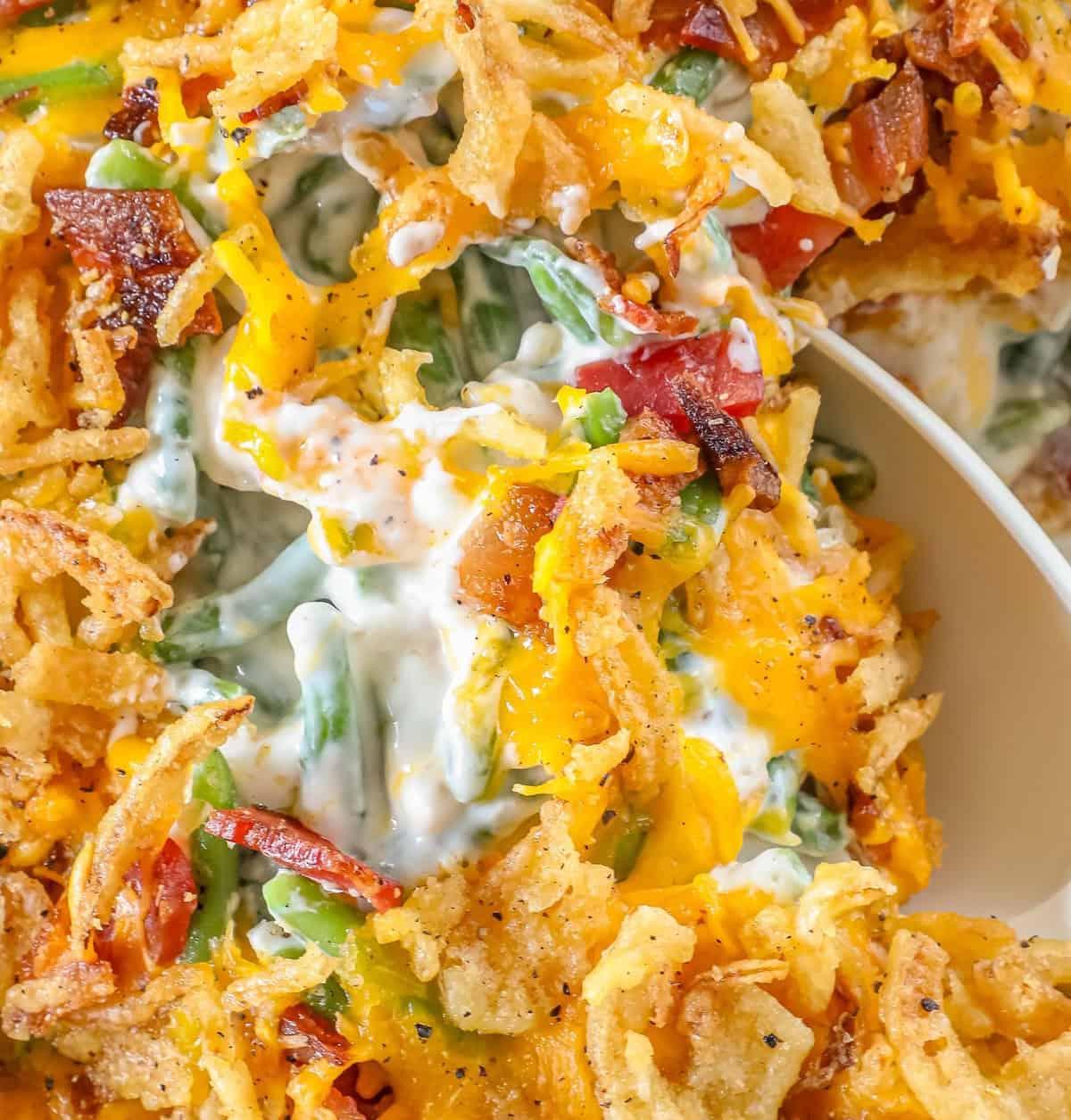 Loaded Green Bean Casserole