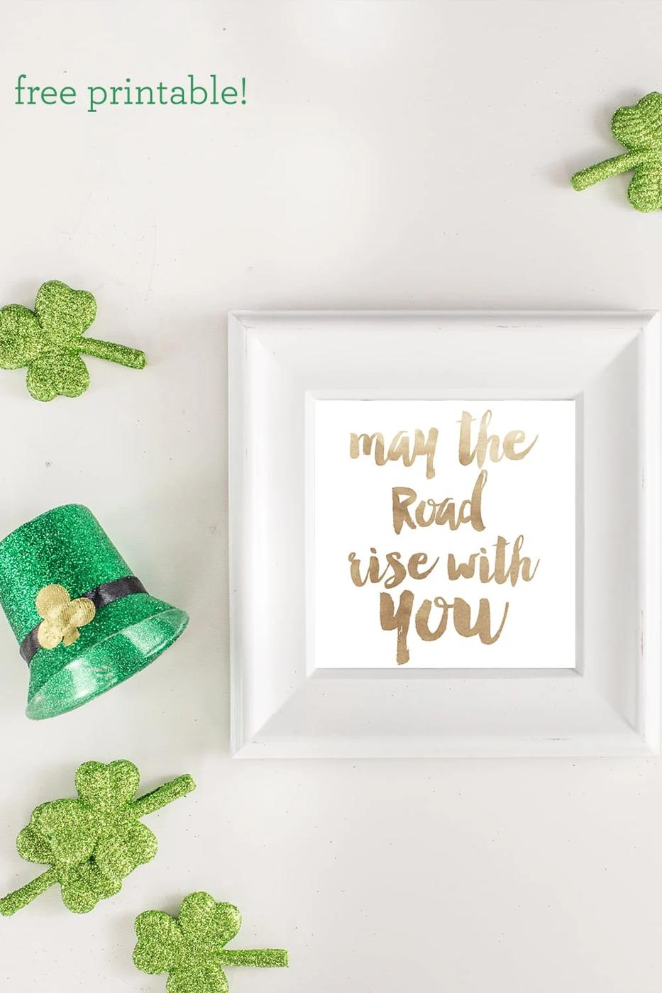 May the Road Rise with You Free Printable