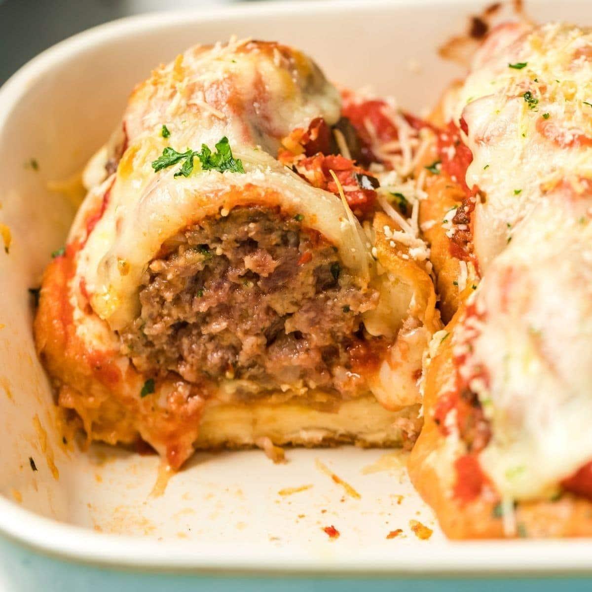 Meatball Sub Bake Recipe