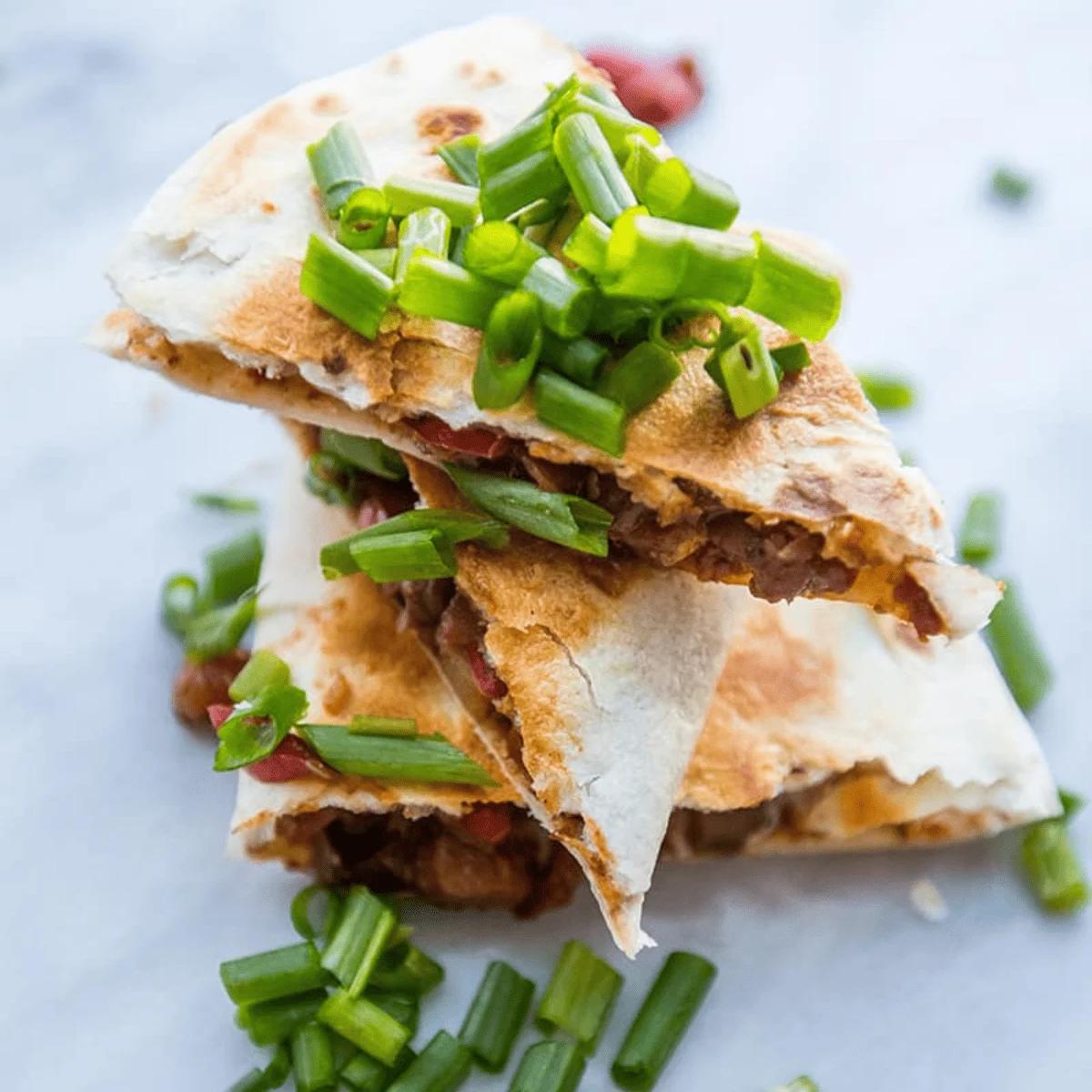 Meaty Vegan Quesadillas