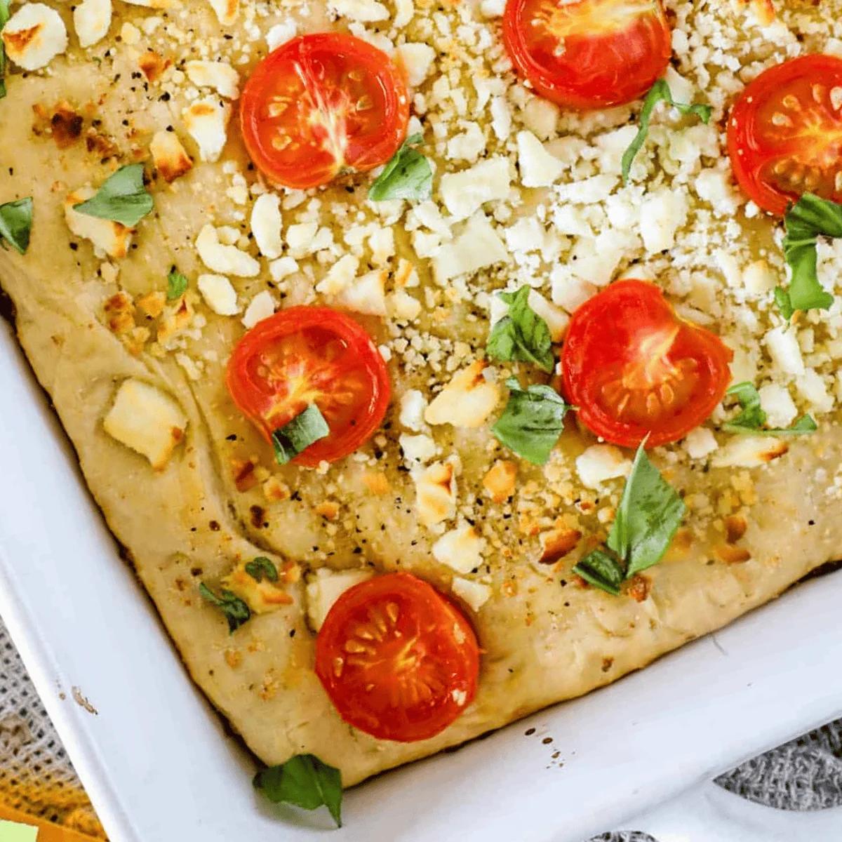 Mediterranean Focaccia Bread