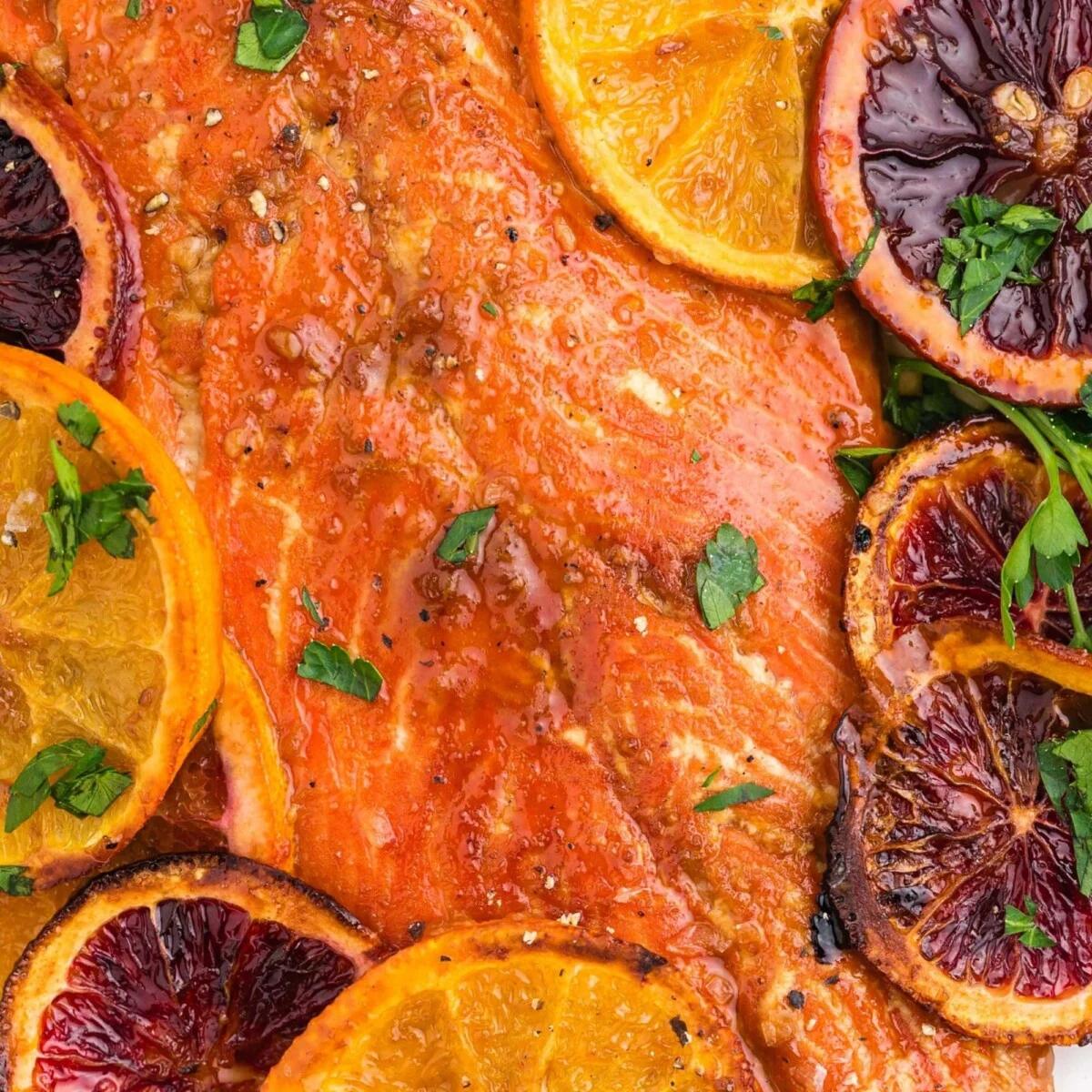 Orange Glazed Salmon