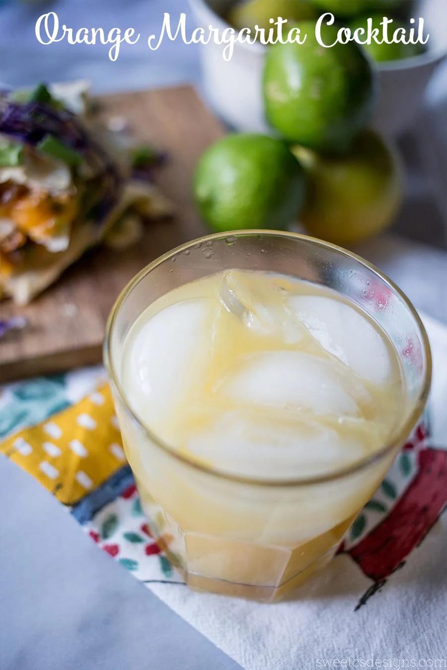 Orange Margarita Cocktail