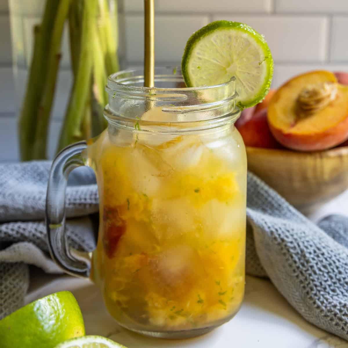 Peach La Croix Mocktail