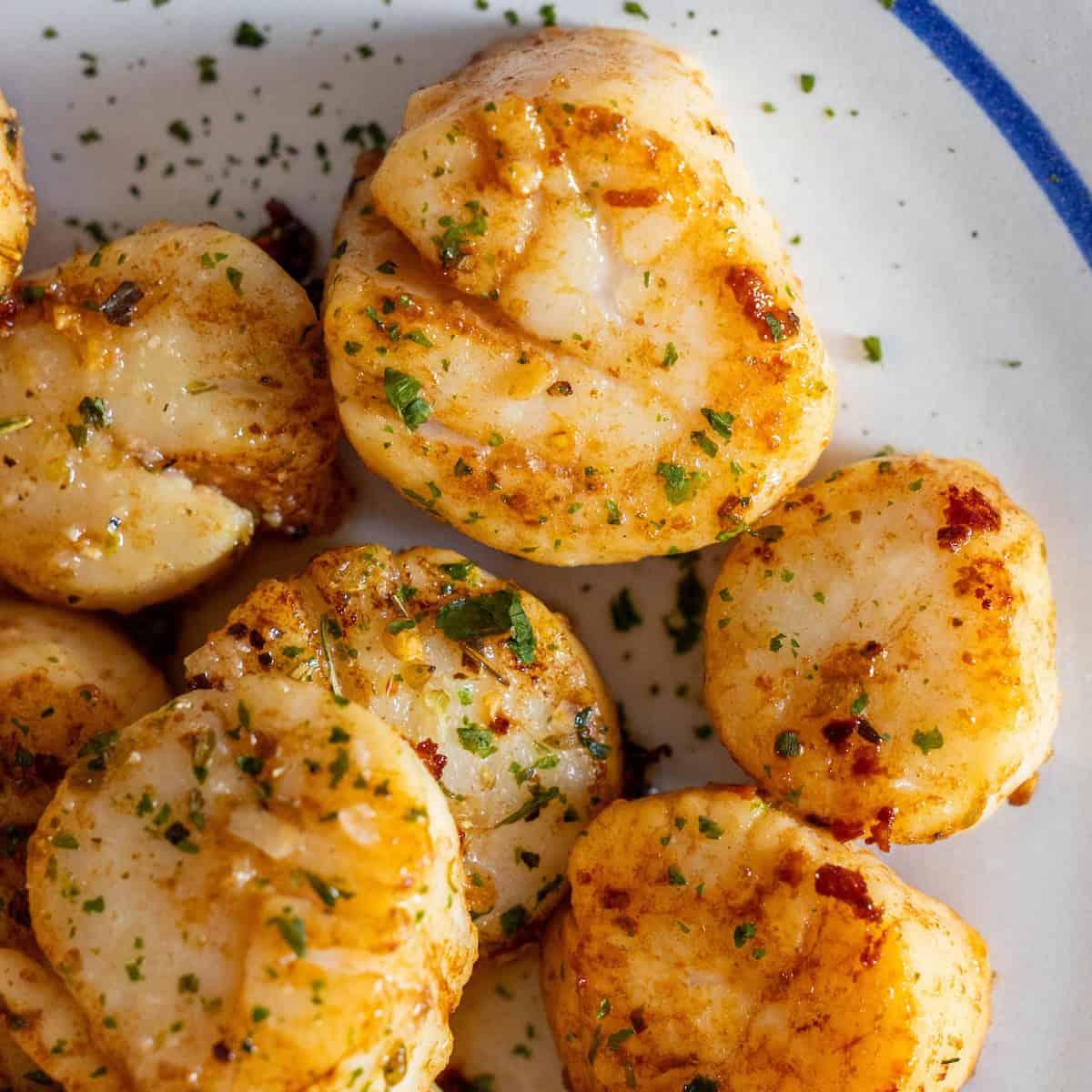 Perfect Pan Seared Scallops