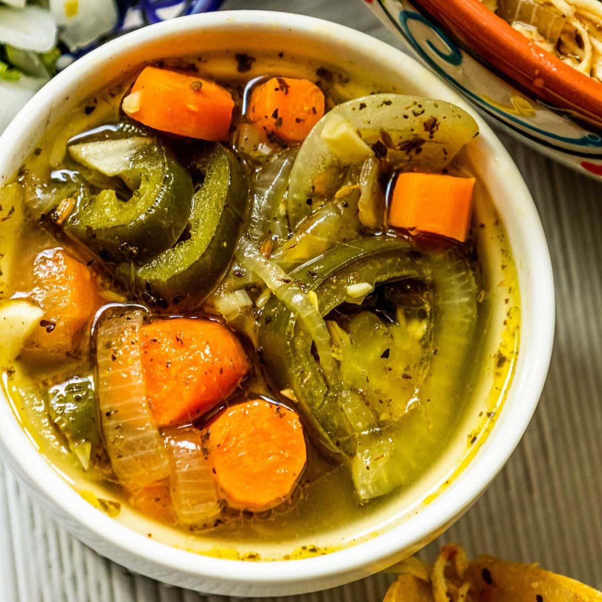 Pickled Carrot and Jalapeno Salsa