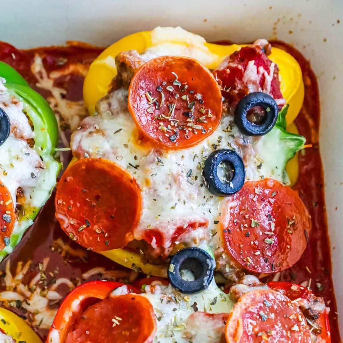 Pizza Stuffed Peppers