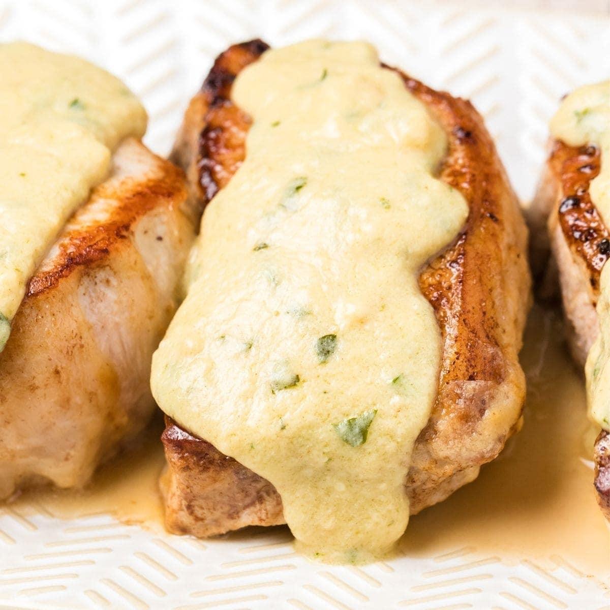 Pork Chops with Creamy Dijon Sauce