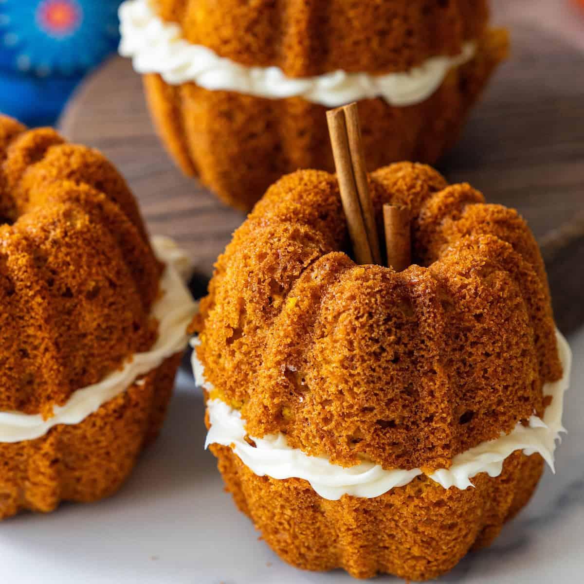 Pumpkin Bread Mini Pumpkins