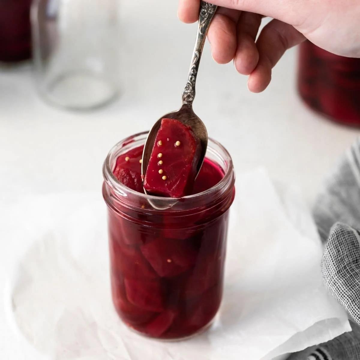 Quick Pickled Apple Cider Beets