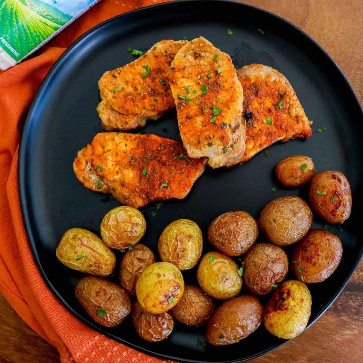 Ranch Pork Chops and Potatoes