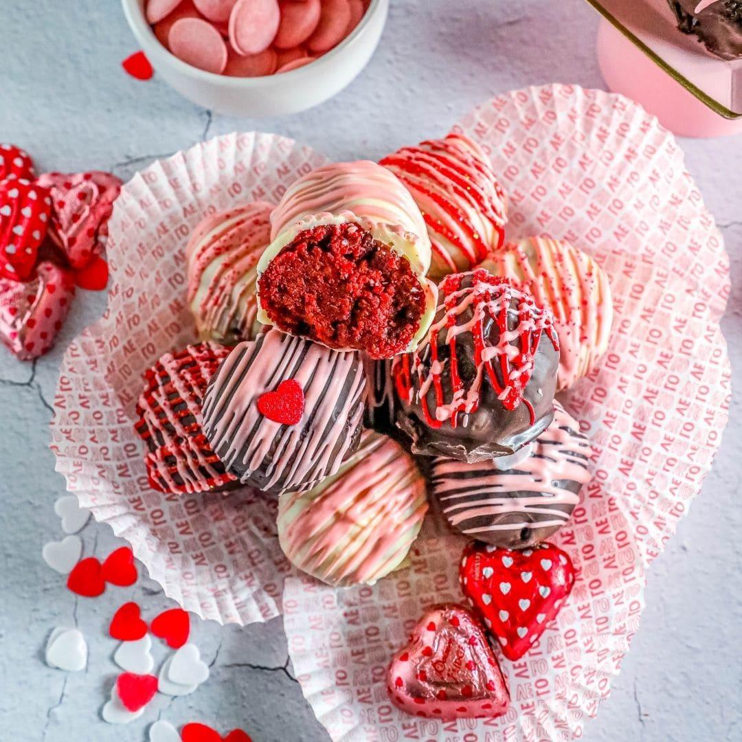 Red Velvet Cake Mix Truffles