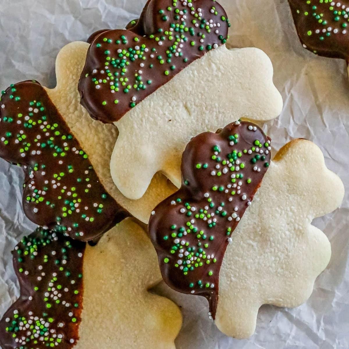 Shamrock Sugar Cookies