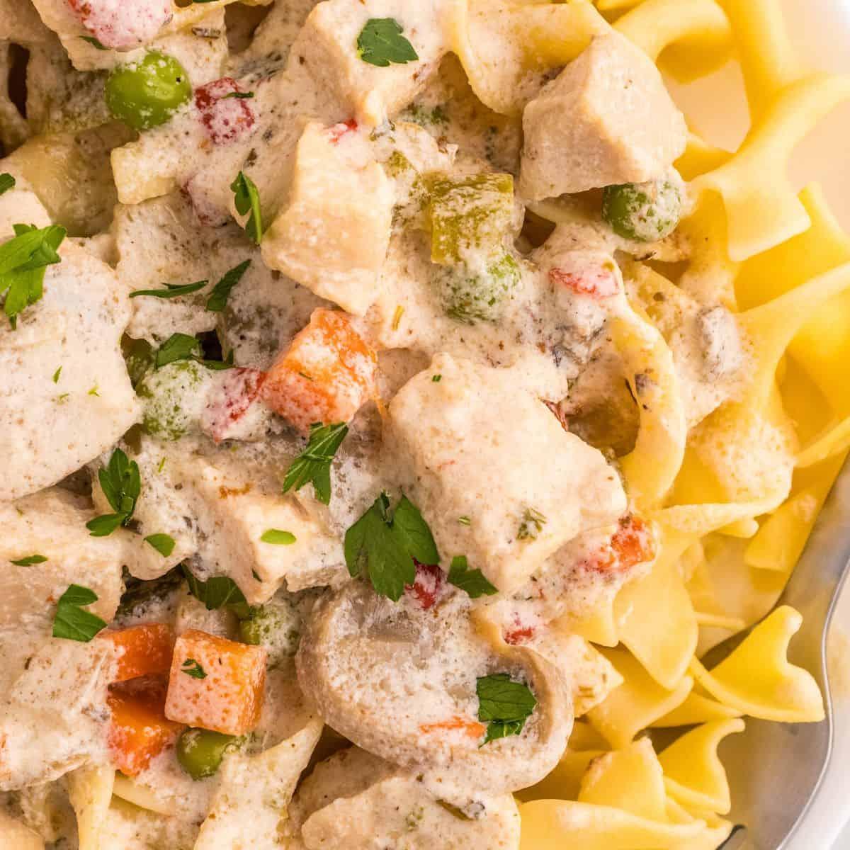 Slow Cooker Chicken a la King