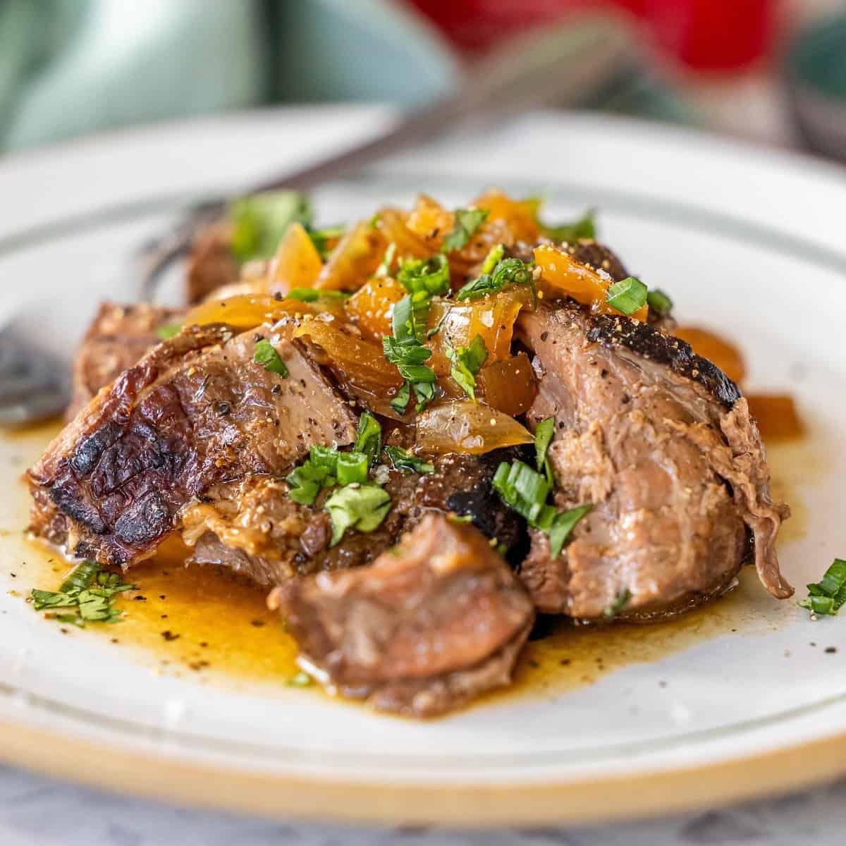 Slow Cooker Sirloin Steak