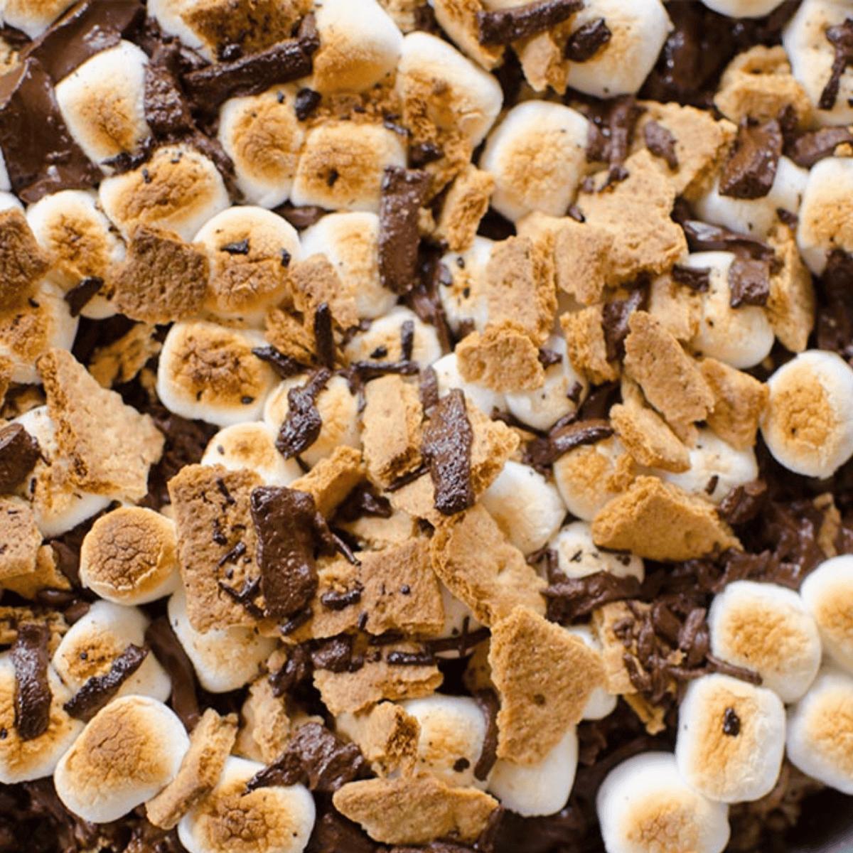 S’mores Rice Krispie Treats