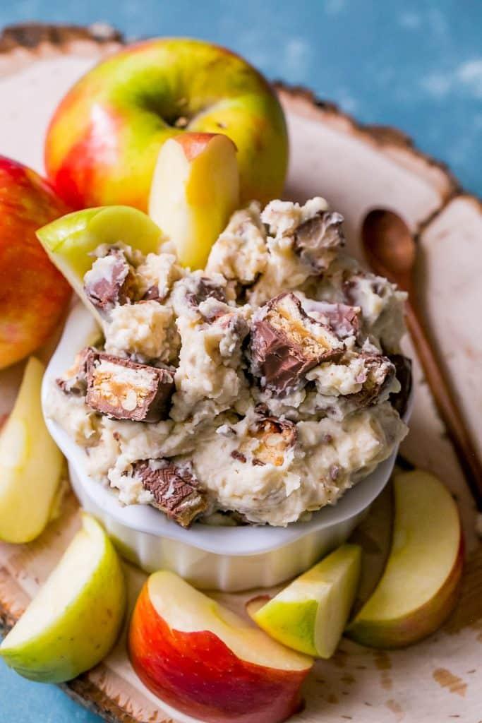 Snickers Cheesecake Fruit Dip