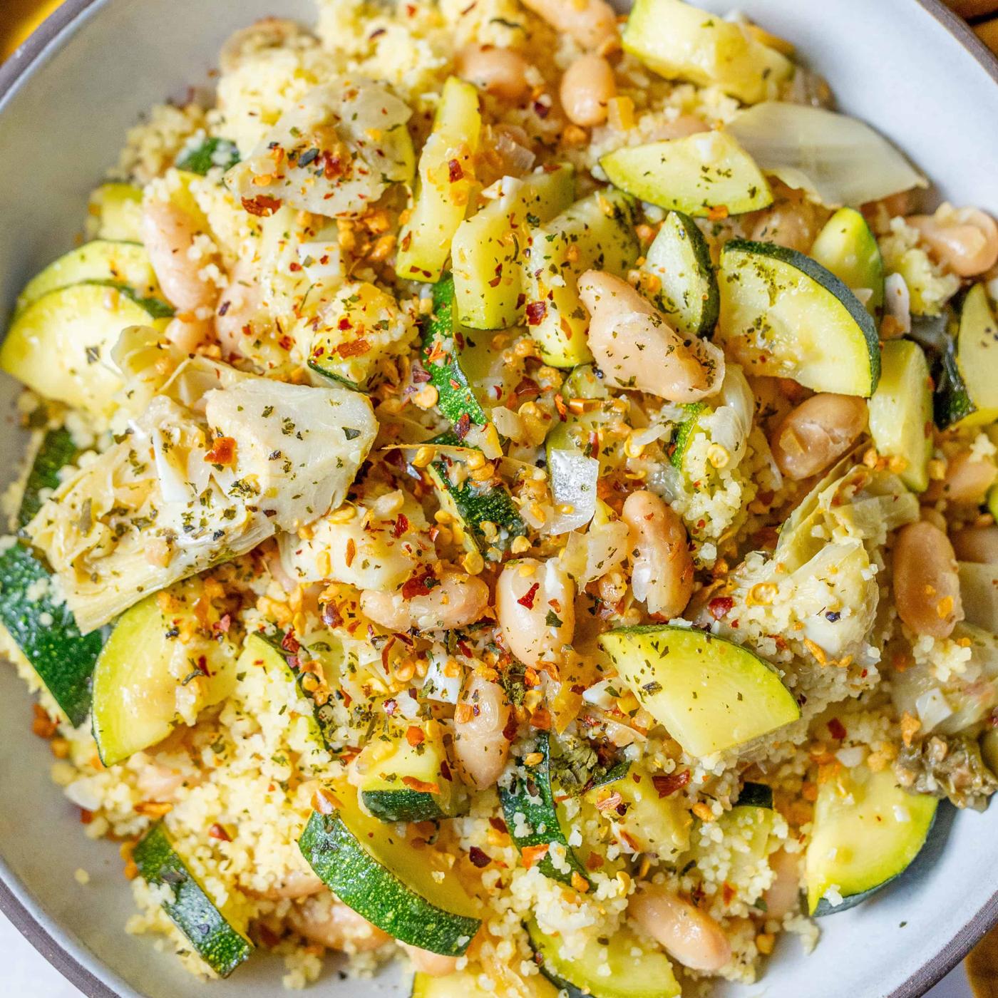 Spicy Mediterranean Perserved Lemon Cous Cous