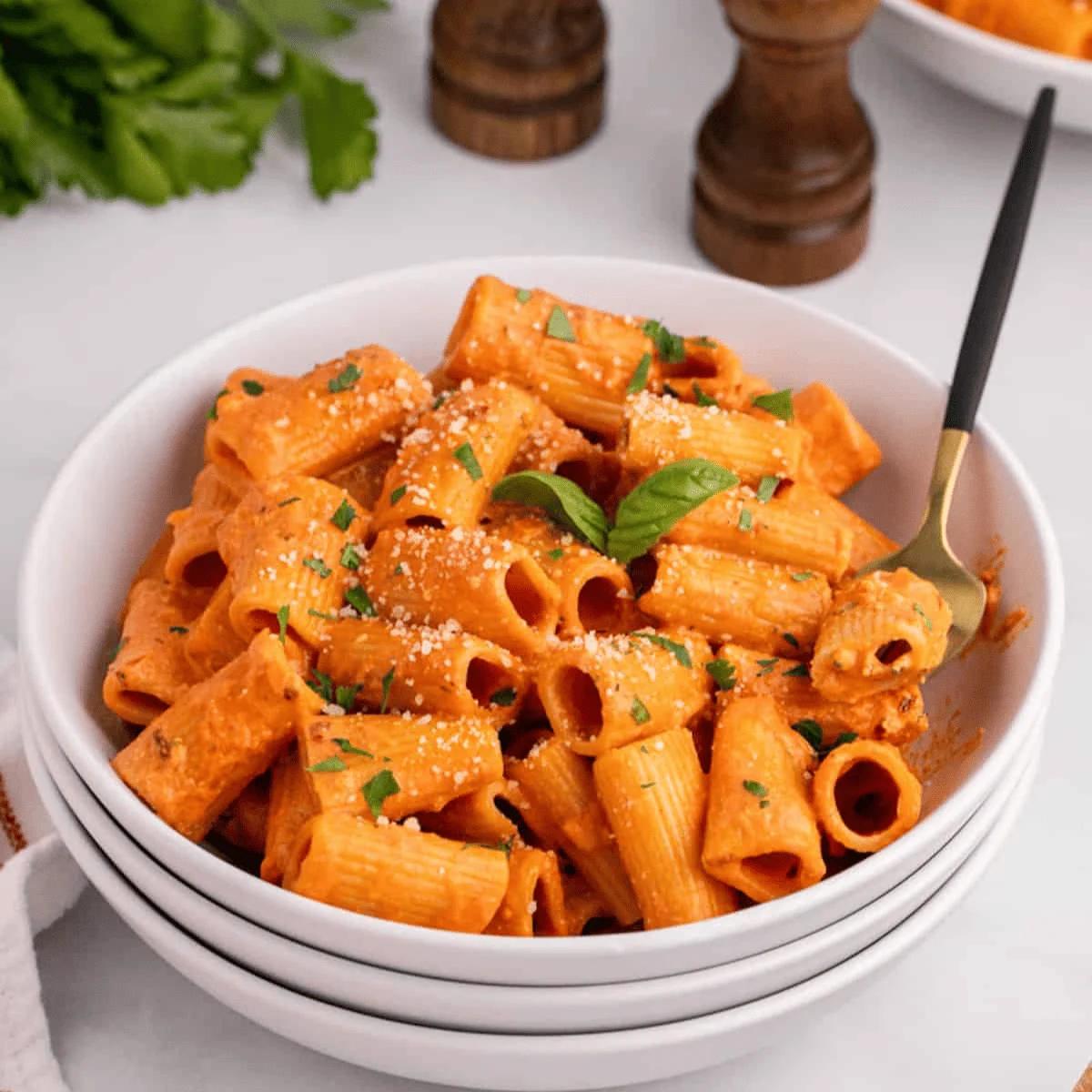 Spicy Rigatoni Pasta