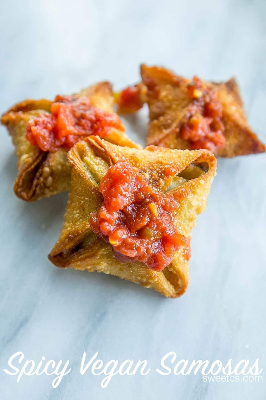 Spicy Vegan Samosas