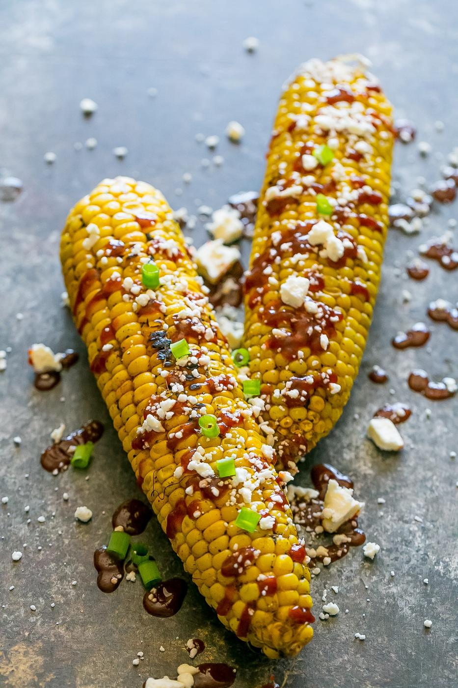 Sriracha Cheese Grilled Corn